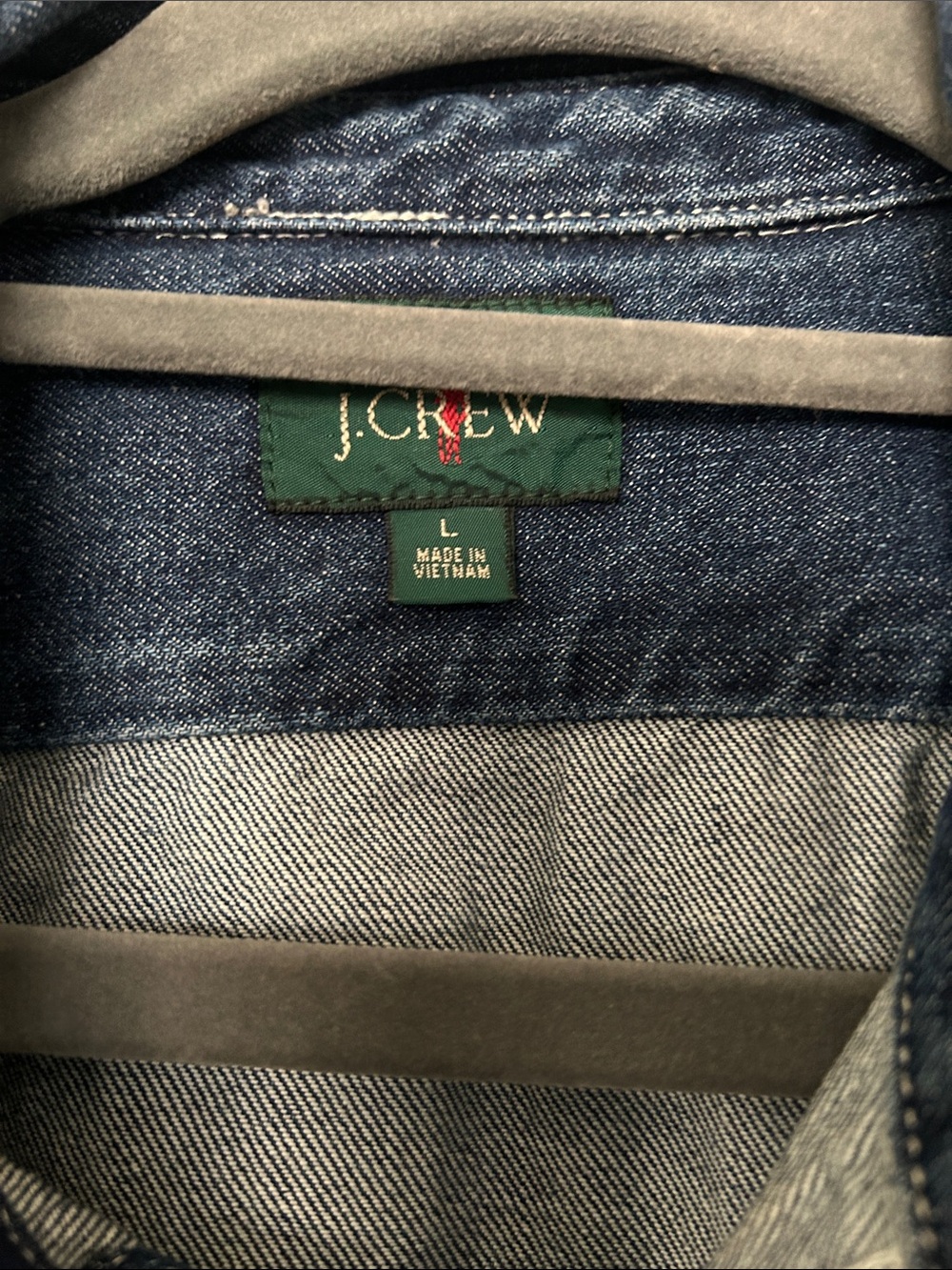 J. Crew Men's Denim Button-Down Shirt in Blue - Picture 5 of 5